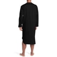 thumbnail image 4 of JGTDBPO Kaftan Robe for Men Men's Nightshirt Casual Long Sleeve Button Down Loose Sleep Shirt Thobe Muslims Dresses Side Split Gown Shirt Soft Comfy Nightgown, 4 of 10