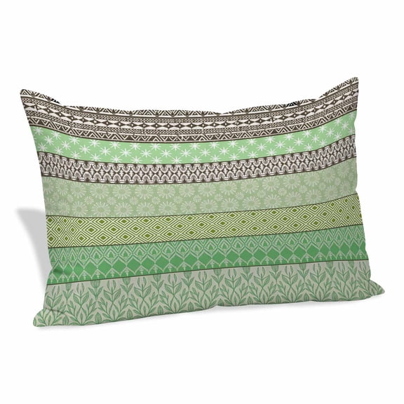 Sage Green Grey Boho Pillow Covers, Linen Long Throw Pillow Case, Vintage Ethnic Tribe Abstract Art Holiday Pillow Protector Decorative Cushion Cover for Living Room/Bedroom 20" x 36"