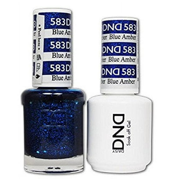DND Nail Polish Gel & Matching Lacquer Set (583 - Blue Amber)