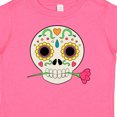 thumbnail image 4 of Inktastic Día De Los Muertos Skull with Flower Boys or Girls Baby T-Shirt, 4 of 5
