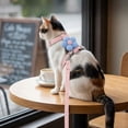 thumbnail image 6 of Cute Kitty Outdoor Escape Proof H Shape Adjustable Pet Harness, Soft Polyester Breathable Material for Ragdoll Teddy Small Dogs, Daily Walk Safety Control with Secure Fit, Holiday Travel Comfort Gear, 6 of 6