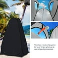 thumbnail image 4 of Pop Up Privacy Shower Tent Camping Portable Toilet Tent Outdoor Changing Porta-Potty Camp Bathroom Dressing Room  Privacy Shelters for Hiking Beach Picnic Fishing, Extra-Tall, 4 of 7