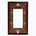 thumbnail image 5 of Metal Light Switch Plate Cover Elegant Victorian Floral Frame Burgundy FRA062, 5 of 13