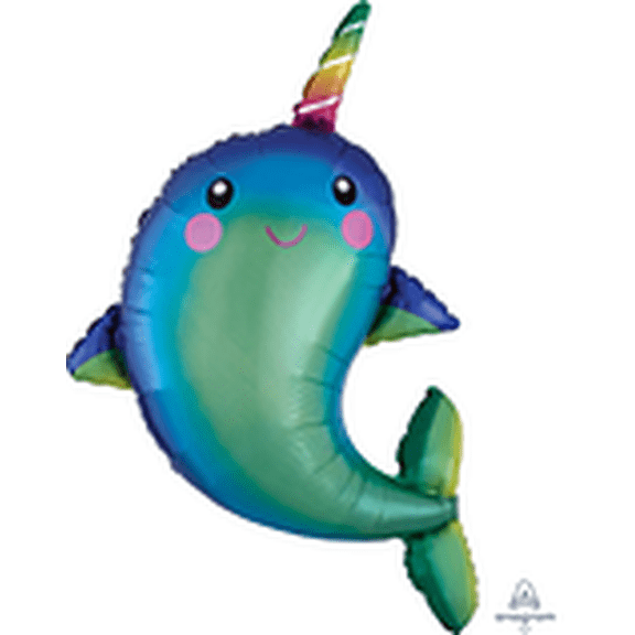 LRG SHP HAPPY NARWHAL