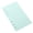 Green, variant on Lined Paper Refill,6 Hole Notebook Refills Paper for 6 Ring Refillable Binder,Filler Paper,Loose Leaf Paper for Filofax Planner Refills,Organizer,40 Sheets/80 Pages,6.69 x 3.74 Inch