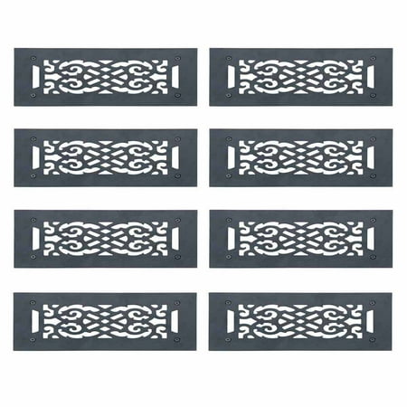 

8 Heat Air Grille Cast Victorian Overall 5 1/2 x 12 | Renovator s Supply