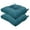 Textured Solid Teal, variant on Textured Solid Terracotta Contoured Tufted Seat Cushion (2-Pack)