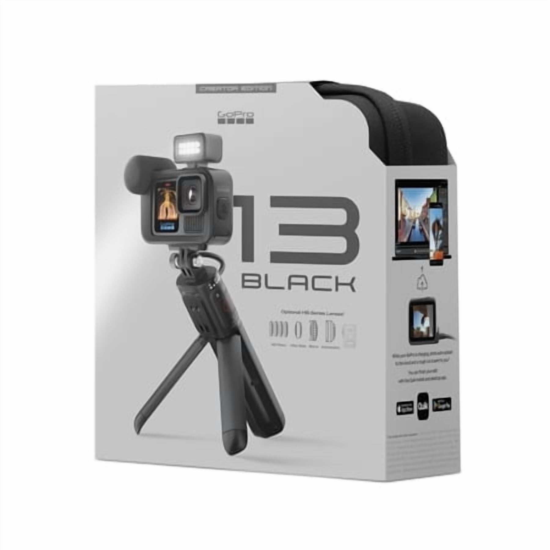 GoPro HERO13 Black Creator Edition, 1 MP Action Video Camera with Volta Grip, Media Mod, Light Mod