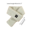 thumbnail image 3 of IROINNID Women's Soft Heating Scarf USB Smart Charging Neck And Shoulder Winter Warm Scarf,Green, 3 of 5