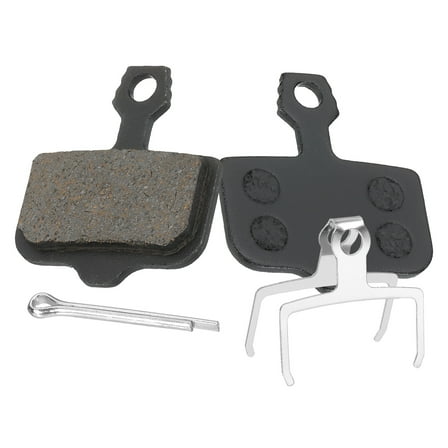 Disc Brake Pad 1.17" x 0.67" Semi-Metallic Resin Bike Brake Pads with Spring and Pin for BB7 M355 M446 M640 Mountain Road Bikes, Black