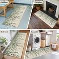 thumbnail image 5 of Runner Rug 2 x 6 Ft, Green Eucalyptus Leaves Washable Non-Slip Floor Mat for Kitchen Hallway/Entryway, Summer Botanical Weeping Rustic Long Kitchen Runner Area Rugs for Living Room, Low-Profile, 5 of 7