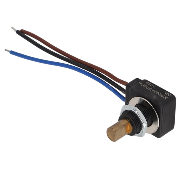 Resistencia ajustable cónica lineal IP65 resistente al agua 025 W potencia nominal potenciómetro de ángulo de rotación de 320 ANGGREK Otros