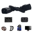 thumbnail image 2 of C14 to C13 Extension Power Cable IEC 320 C14 Male to C13 Female Power Converters, 2 of 9
