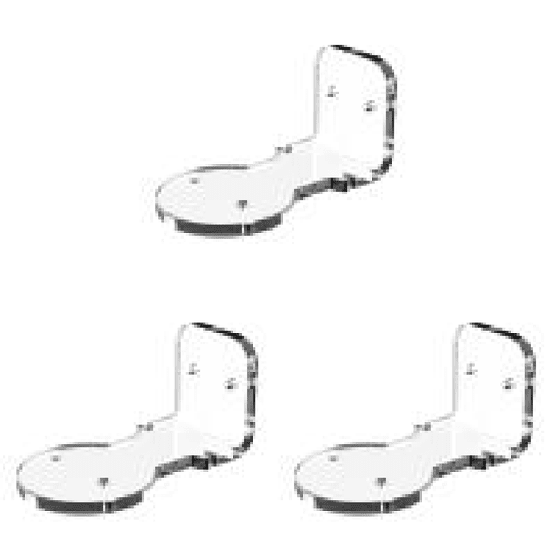Soporte Acrílico para Montaje en Pared Estante Adhesivo Eufy Security Indoor Cam S350