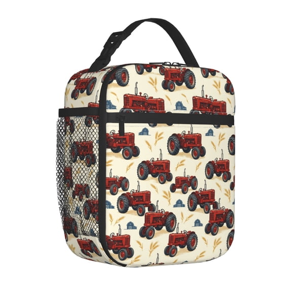Construction Lunch Box, Insulated Soft Shell Pack, Reusable Heavy-Duty Thermal Bento Container, Leak-Resistant Multi-Purpose Travel Cooler Bag for Adults
