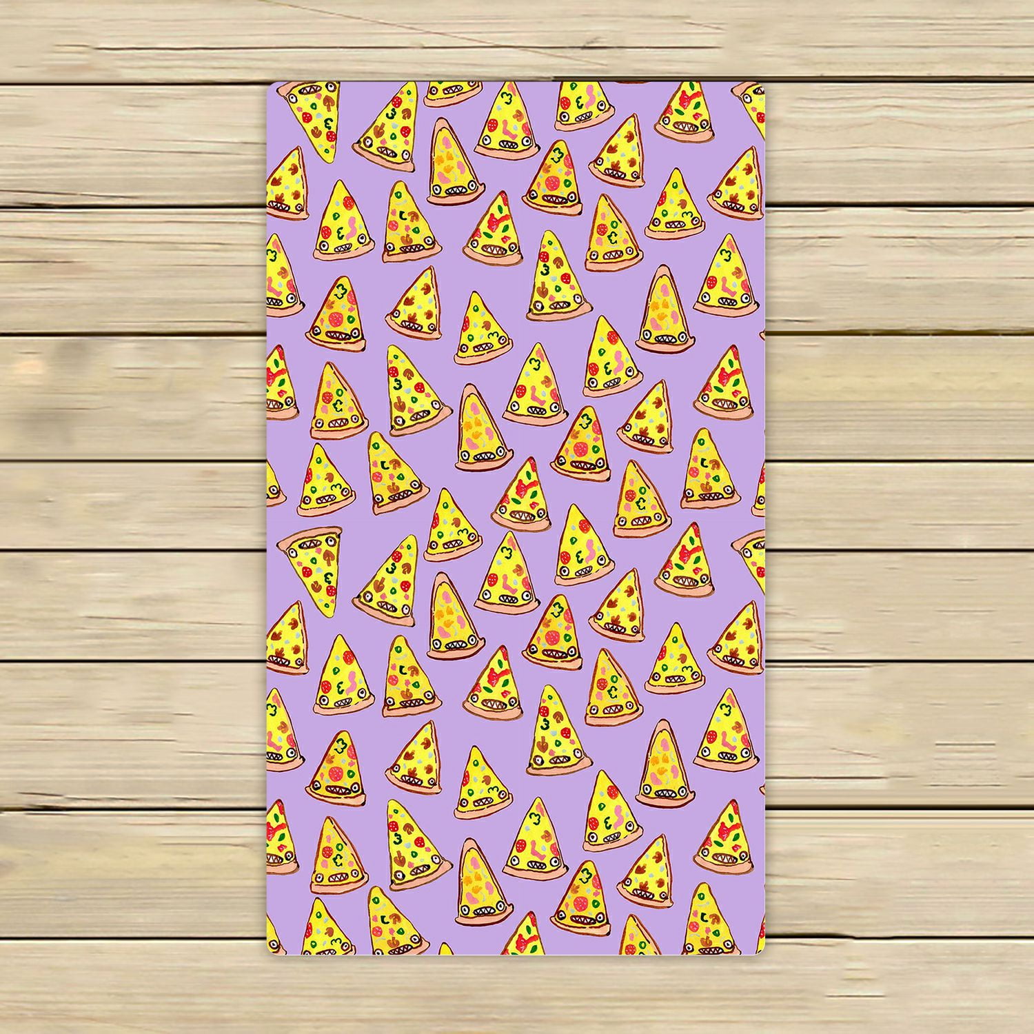 ZKGK Pepperoni Pizza Hand Towel Bath Towels Beach Towel For Home