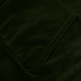 thumbnail image 6 of BRGZLK Women Velvet Zip Up Hoodie Tops Fashion Comfort Long Sleeve Hooded Sweatshirt Tops Fall Winter Solid Color Velour Y2K Jacket with Pockets Ladies Outerwear Army Green L, 6 of 6