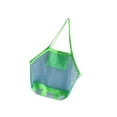 thumbnail image 4 of facefd Grand Sac à Jouets de Plage Sac de Piscine en Filet Sac Anti-Sable Bleu Vert, 4 of 9