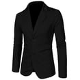 thumbnail image 1 of Chaquedeportiinformal pahombre chaquede punto con bolsillos Negro 52, 1 of 8