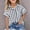 Black-A, variant on FRSASU Button Down Shirt Girls Cotton Short Sleeve Blouses Collared Casual Summer Beach Striped Short Sleeve Tops Red-A