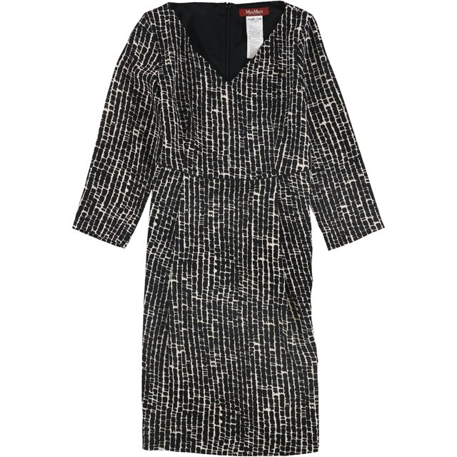 MaxMara Womens Amedea A-line Dress black 6