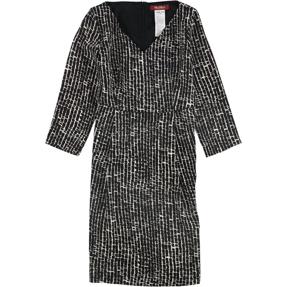 MaxMara Womens Amedea A-line Dress black 6