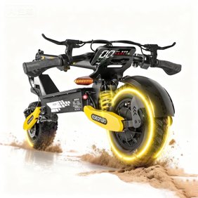 1200W Electric Scooter for Adults, 30 MPH Top Speed, 40 Mile Range, 48V 23.4Ah Battery, 11-Inch Off-Road Tires, Full Suspension E-Scooter