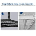 thumbnail image 4 of Fleximounts Adjustable Overhead Garage Ceiling Rack, 72"L x 48"W x 40"H, Black, 4 of 5