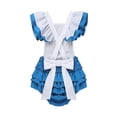 thumbnail image 2 of YiZYiF Infant Baby Girls Halloween Romper Ruffled Bodysuit Birthday Princess Tutu Dress Outfit, 2 of 7