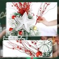 thumbnail image 6 of 12 Pack Artificial Glitter Berry Stem Ornaments Decorative, NOGIS 17 Inches Christmas Picks Glittery Bead Sticks Branches for Christmas Tree Decor Home Decor (Red), 6 of 7