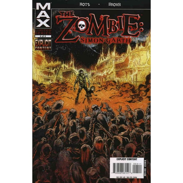 Zombie, The: Simon Garth #4 VF ; Marvel Comic Book - Walmart.com