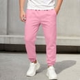thumbnail image 3 of HAOTAGS Fleece-Lined Sweatpants for Boys & Girls Elastic Waist with Functional Side Pockets, Warm & Stretchy Joggers Pink Size 13, 3 of 7