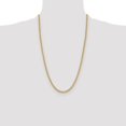 thumbnail image 2 of Diamond2Deal 14K Yellow Gold 3.8 mm Regular Rope Chain Necklace for Mens 26", 2 of 7