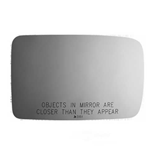Burco Side View Mirror Replacement Glass - Clear Glass - 3151