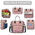 thumbnail image 2 of Pioneer Flower Floral Print Pattern Womens Lunch Box for Work,Insulated Large Lunch Bag,Leakproof Adult Lunch Bag for Work,Beach,Travel,Picnic,Camping, 2 of 6