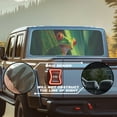 thumbnail image 2 of SEANATIVE Waterproof Truck Rear Window Decal, UV Protection Perforated See Through Graphic Car Window Sun Shade Stickers Universal Fit for Most Pickup SUV Truck, Frog Green Leaf, 2 of 7
