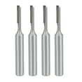 thumbnail image 5 of Uxcell1/4 Shank 1/8" Cutting Diameter Straight Flute Carbide for Woodworking Router Bit 4 Pack, 5 of 5