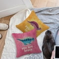 thumbnail image 3 of Inspiring Saying Quote Motivational Phrases Dinosaur Throw Pillow Case, 18 x 18 Inch Set of 6, Gifts Nursery Child Classroom Decoration, Pillows Cover for Sofa Couch Bed, Gifts Son, Daughter, 3 of 10