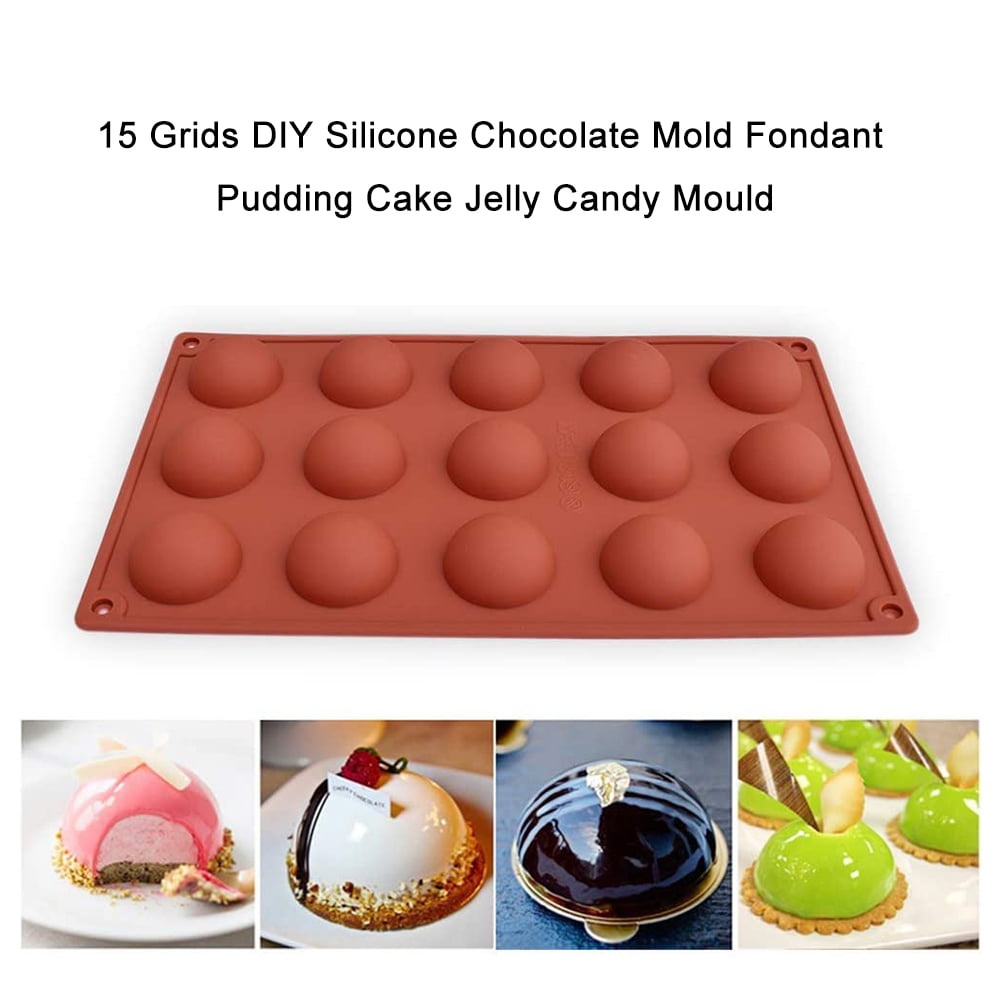 Silicone Lollipop Cake Chocolate Soap Pudding Jelly Candy Cookie Mold GF 