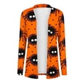 thumbnail image 4 of DDAPJ pyju Womens Halloween Clothing Clearance,Halloween Costumes for Women 2023 Fall Open Front Long Cardigans Sweaters Lightweight Outwear Duster, 4 of 7