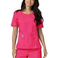 thumbnail image 3 of Adar Universal Women's Scrub Set - V-neck Scrub Top and Elastic Pull-On Scrub Pants, 3 of 8