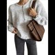 thumbnail image 2 of Suéteres Tipo Cárdigan con Botones para Mujer, de Larga, Cuello Redondo, de Punto Suave y Holgado, para Otoño. Gris M, 2 of 8
