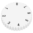 thumbnail image 4 of Refrigerator Temperature Control Knob for Precise Adjustment White Plastic Fits Most Fridge Types, 4 of 8