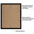 thumbnail image 6 of Americanflat 11x14 Picture Frame with Polished Plexiglass with 8x11 Mat 5 Pack Display Photo Galleria - Black, 6 of 8