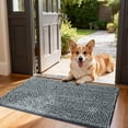 thumbnail image 1 of Felpudo Bedsure para Perros de Chenilla Absorbente Alto-Bajo 30x19 cm Gris, 1 of 9