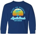 thumbnail image 3 of Inktastic Summer Enjoy the Sunshine Myrtle Beach South Carolina Blue Long Sleeve Youth T-Shirt, 3 of 5