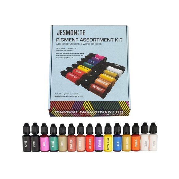 Set de pigmentos líquidos Jesmonite AC100 Eco-Resin 15 mL x 13 colores