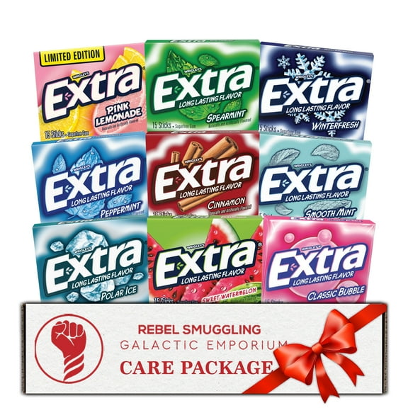 Extra Gum Variety Pack - 9 Sugar Free Gum Flavors Bulk Pack