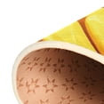 thumbnail image 6 of Pineapple Pattern Soft Polyester Area Rug 31''x20'', Non Slip, Memory Foam, Water Absorbent, 6 of 7