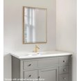 thumbnail image 4 of Kate and Laurel Rhodes Large Framed Decorative Rectangle Wall Mirror, 22.75x28.75 Gold, 4 of 5
